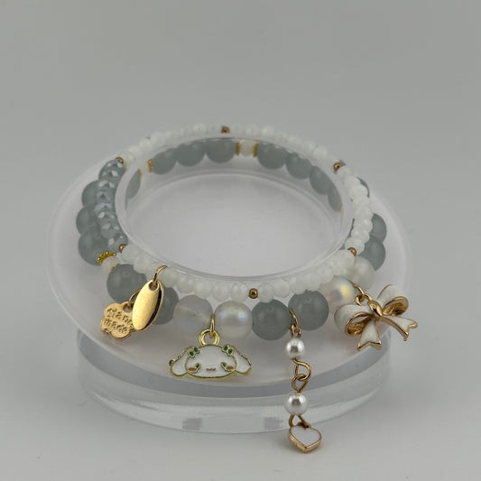Cinnamoroll Pink Beaded Bracelet