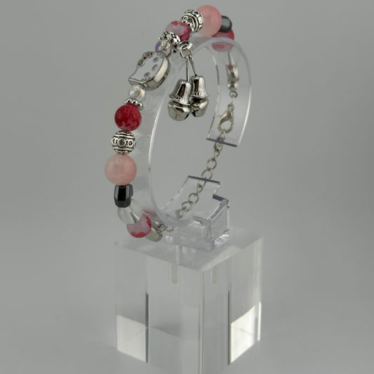 Hello Kitty Pink Charm Bracelet