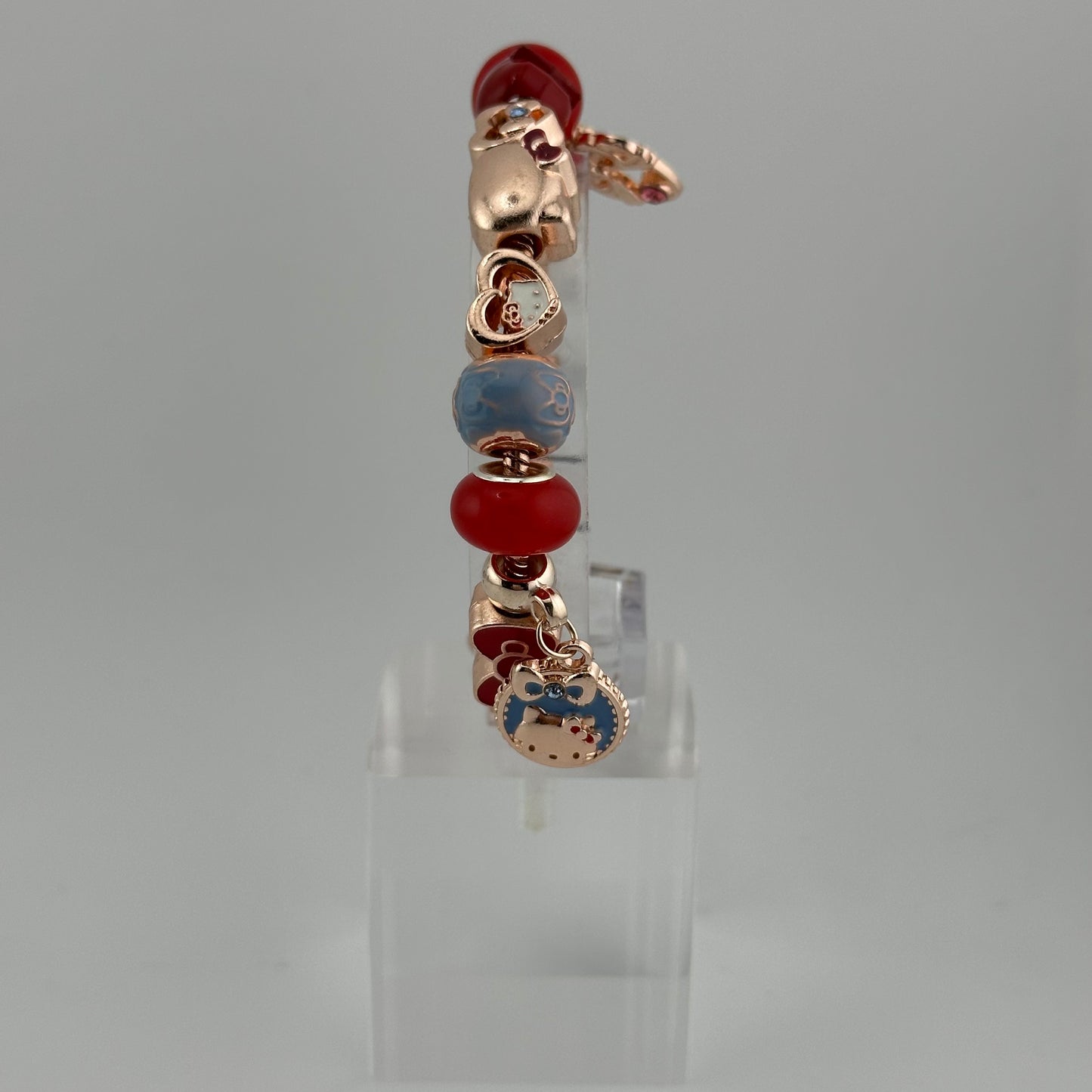 Rose Gold Hello Kitty Charm Bracelet