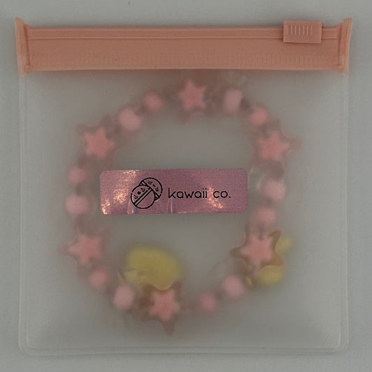 Hello Kitty Pink Beaded Bracelet