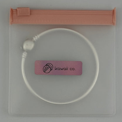 Silver Hello Kitty Bangle Bracelet