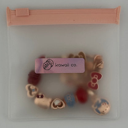 Rose Gold Hello Kitty Charm Bracelet