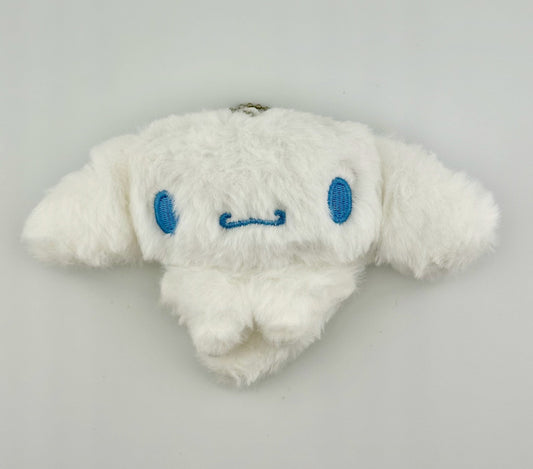 Cinnamoroll Bag Charm Plush – White Cute Face with Blue Bow - Kawaii Co.