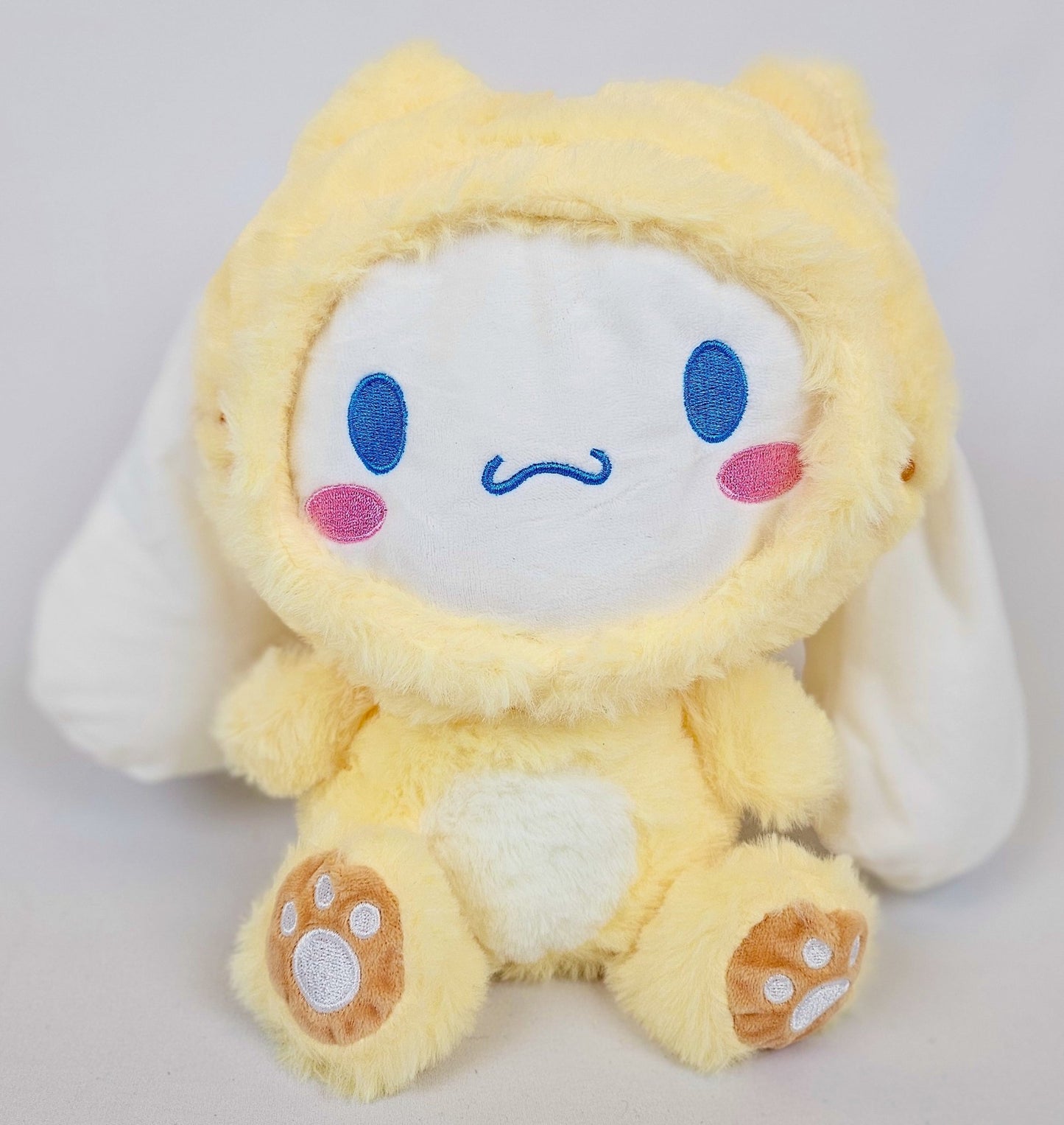 Cinnamoroll Kawaii Plush in Fluffy Yellow Costume – Paw Pads - Kawaii Co.