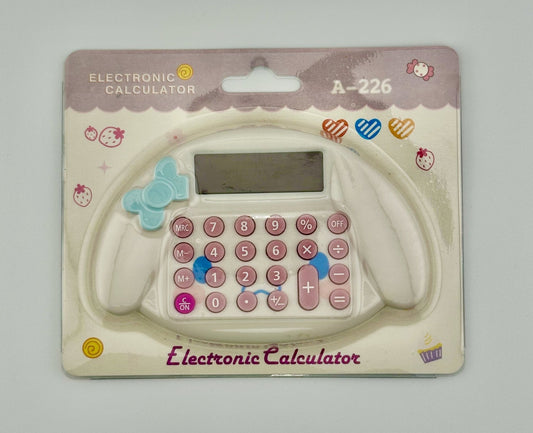 Cinnamoroll–Themed Cute Electronic Calculator | Kawaii Desk & School Supplies - Kawaii Co.