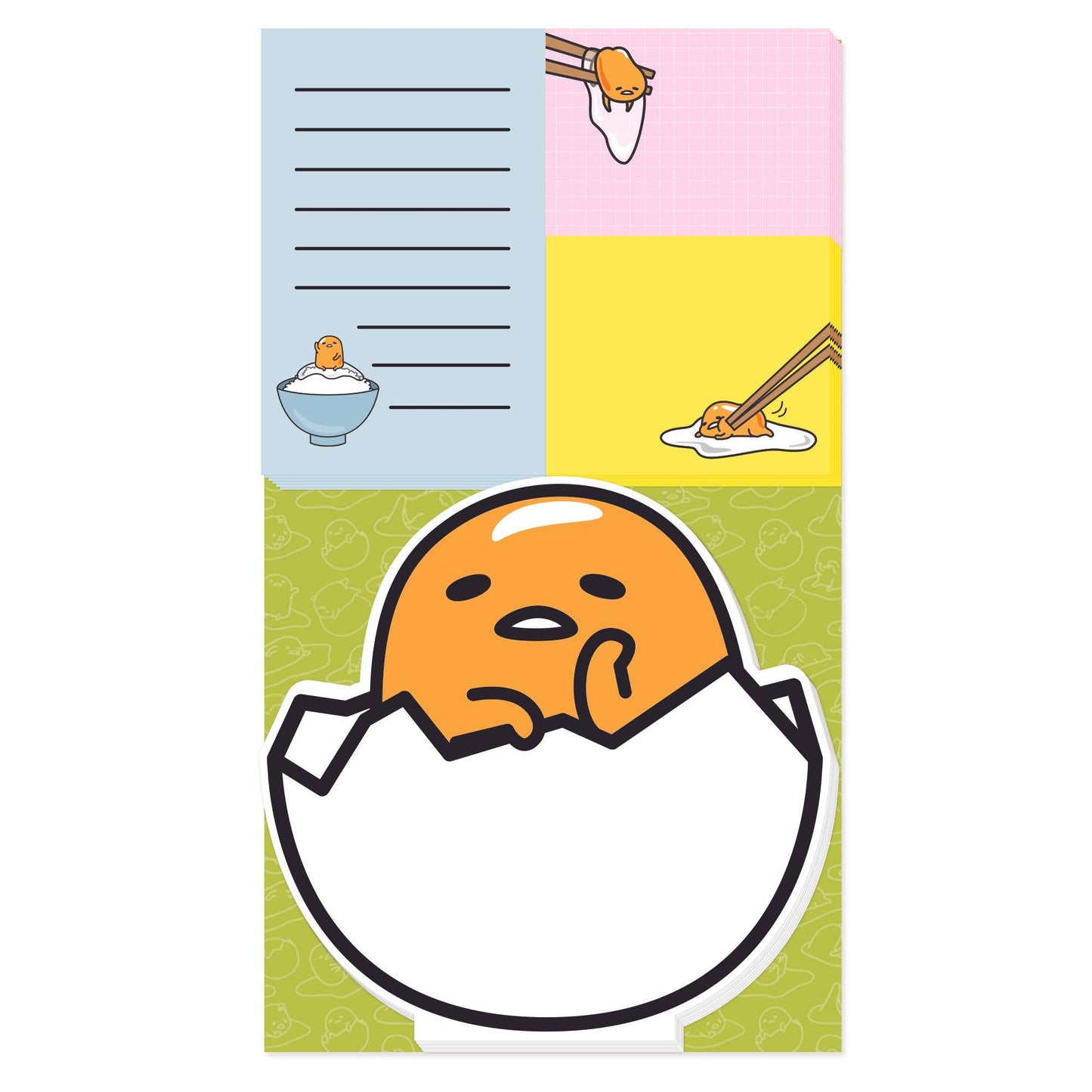 Gudetama Big Sigh Memo Pad Set - Kawaii Co.