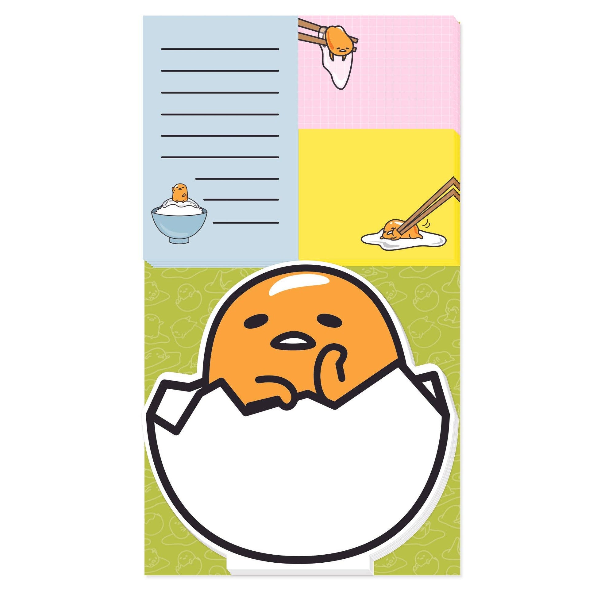 Gudetama Big Sigh Memo Pad Set - Kawaii Co.