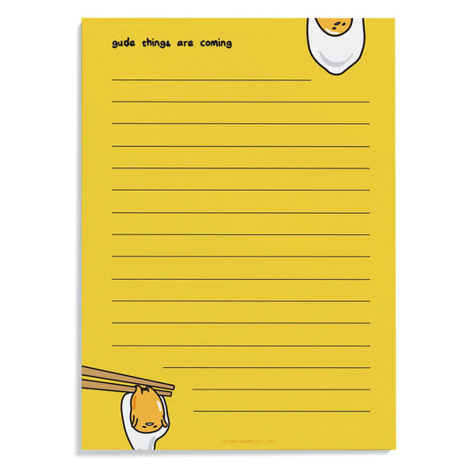 Gudetama Gude Things Are Coming Notepad - Kawaii Co.
