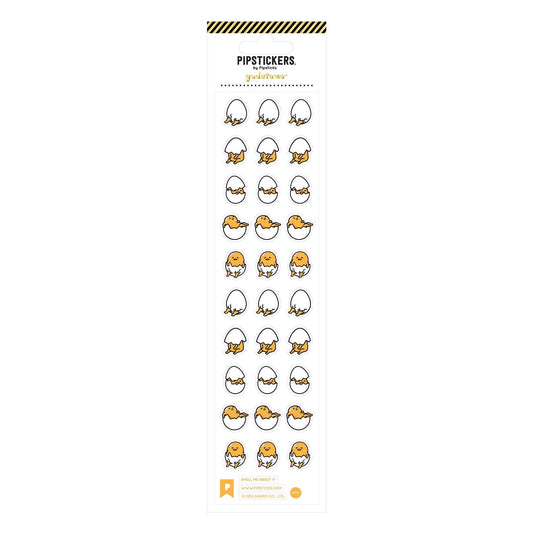 Gudetama Shell Me About It Stickers - Kawaii Co.