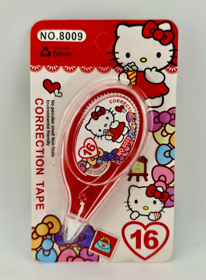 Hello Kitty Correction Tape Roller (5mm) | Cute Kawaii Whiteout Tape | Sanrio School & Office Supplies - Kawaii Co.