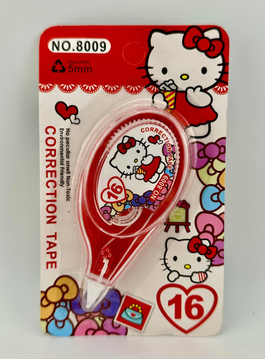 Hello Kitty Correction Tape Roller (5mm) | Cute Kawaii Whiteout Tape | Sanrio School & Office Supplies - Kawaii Co.