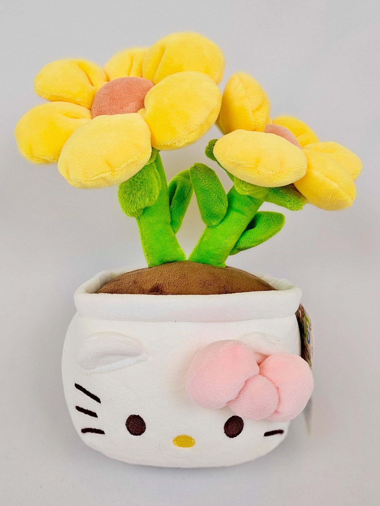 Hello Kitty Kawaii Flower Pot Plush – Yellow Blossoms - Kawaii Co.