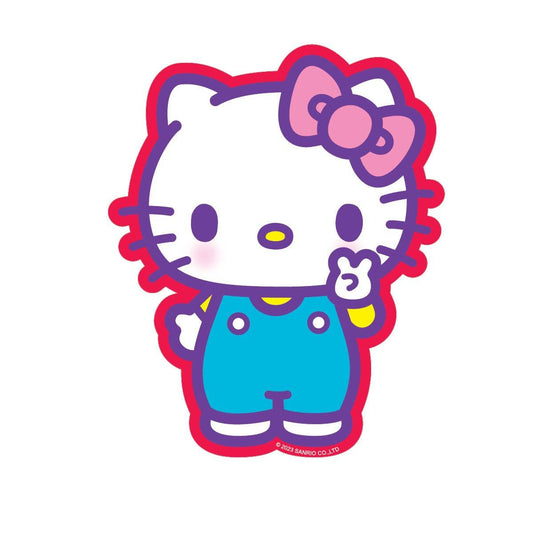 Hello Kitty Peace Sign Vinyl Sticker - Kawaii Co.