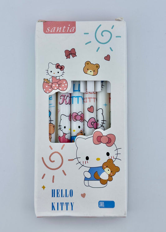 Hello Kitty Pen Set | Cute Kawaii Writing Pens | Sanrio School & Office Supplies - Kawaii Co.