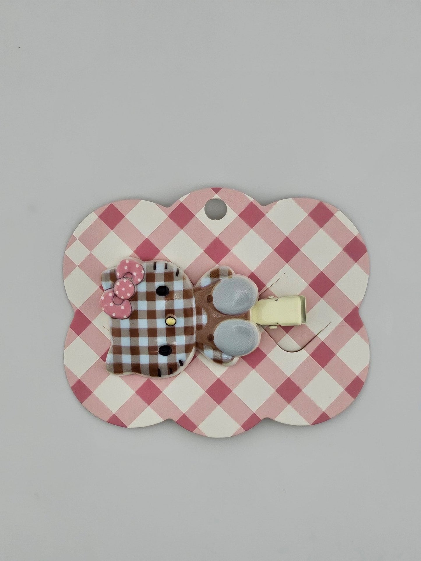Hello Kitty Plaid Mini Clip - Kawaii Co.