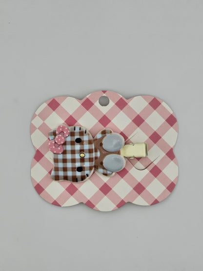Hello Kitty Plaid Mini Clip - Kawaii Co.