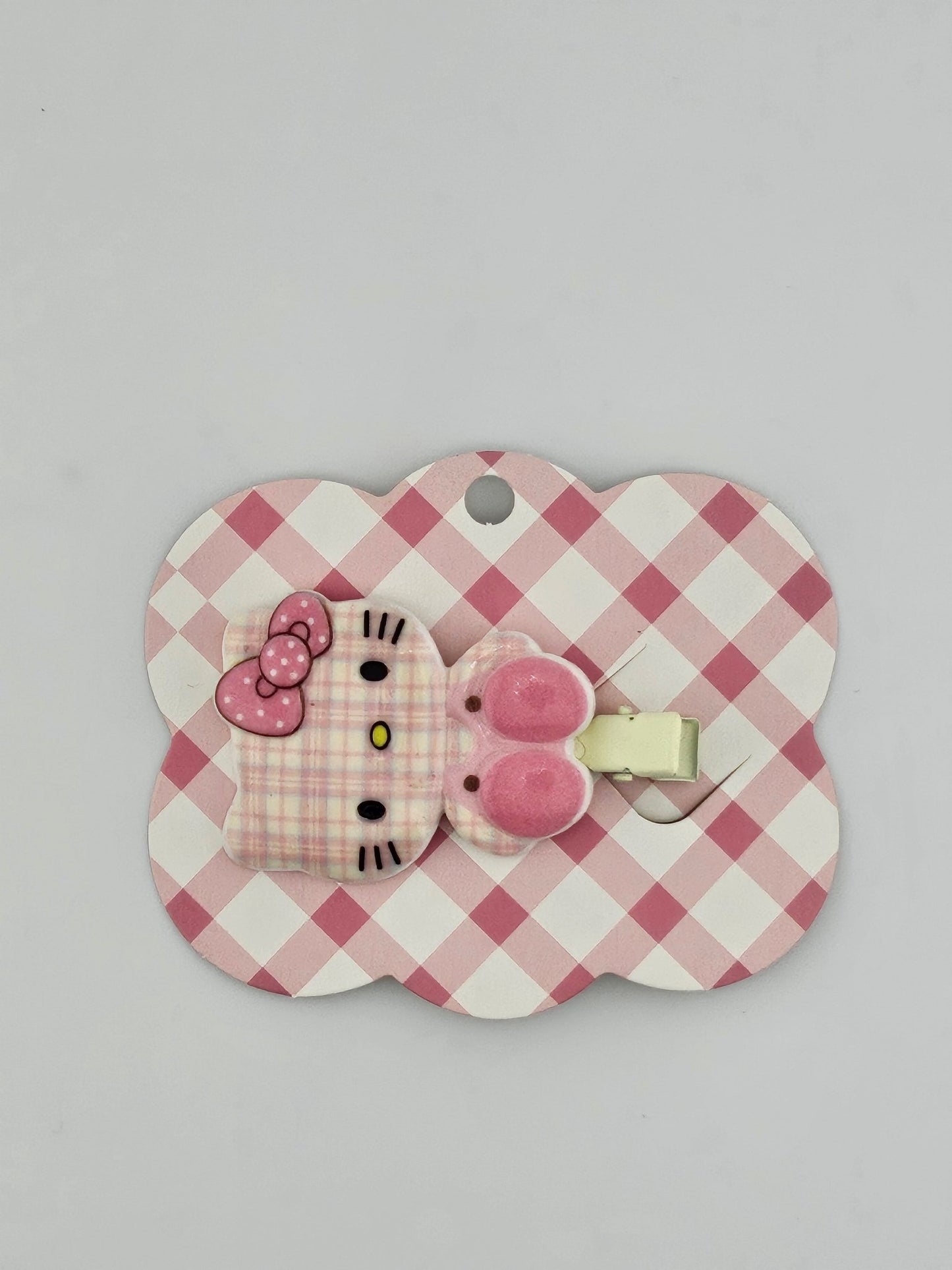 Hello Kitty Plaid Mini Clip - Kawaii Co.