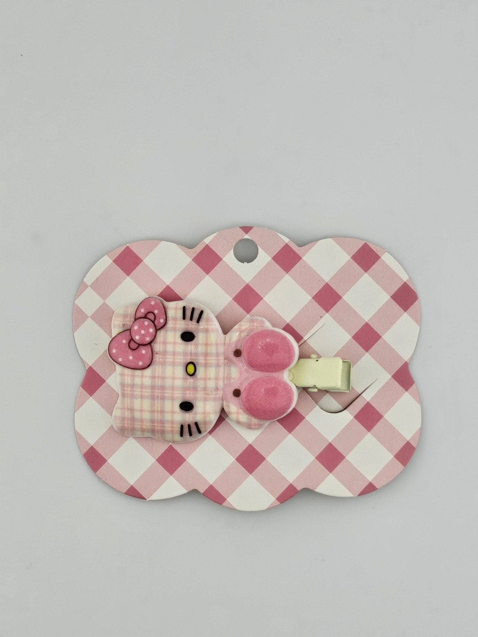 Hello Kitty Plaid Mini Clip - Kawaii Co.