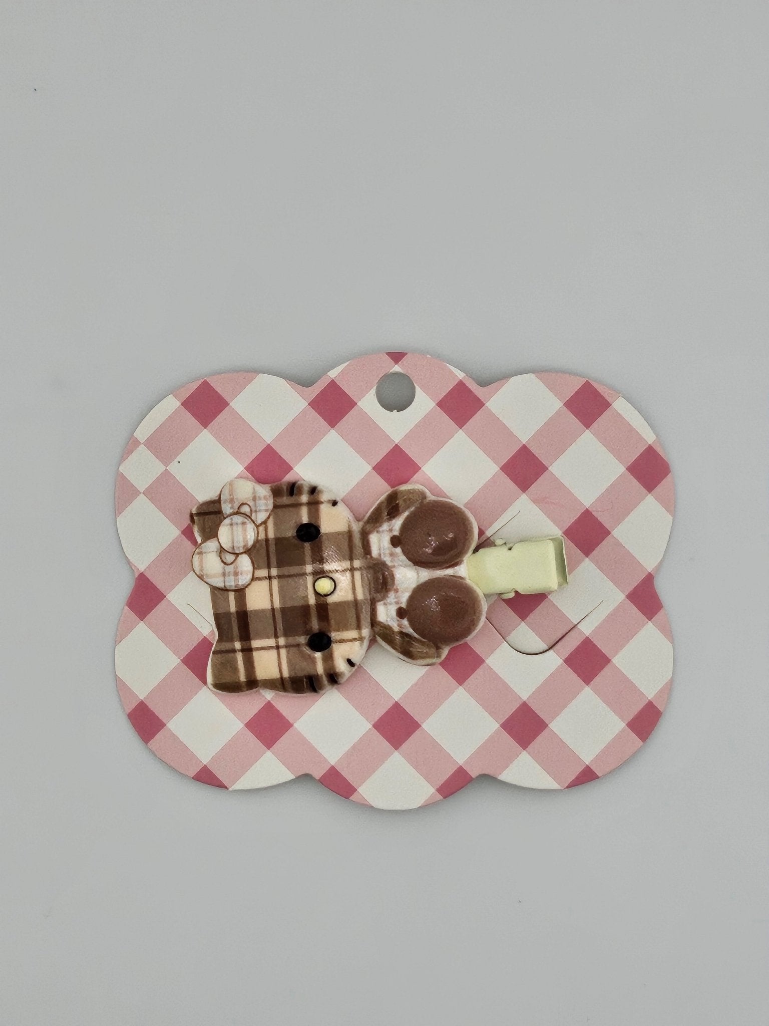 Hello Kitty Plaid Mini Clip - Kawaii Co.