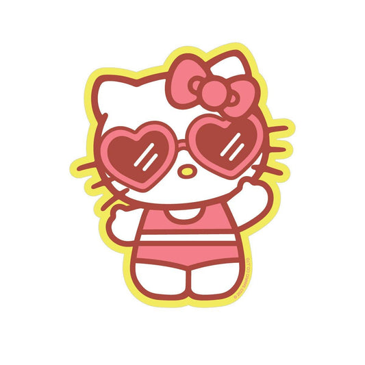 Hello Kitty Sunbathing Vinyl Sticker - Kawaii Co.