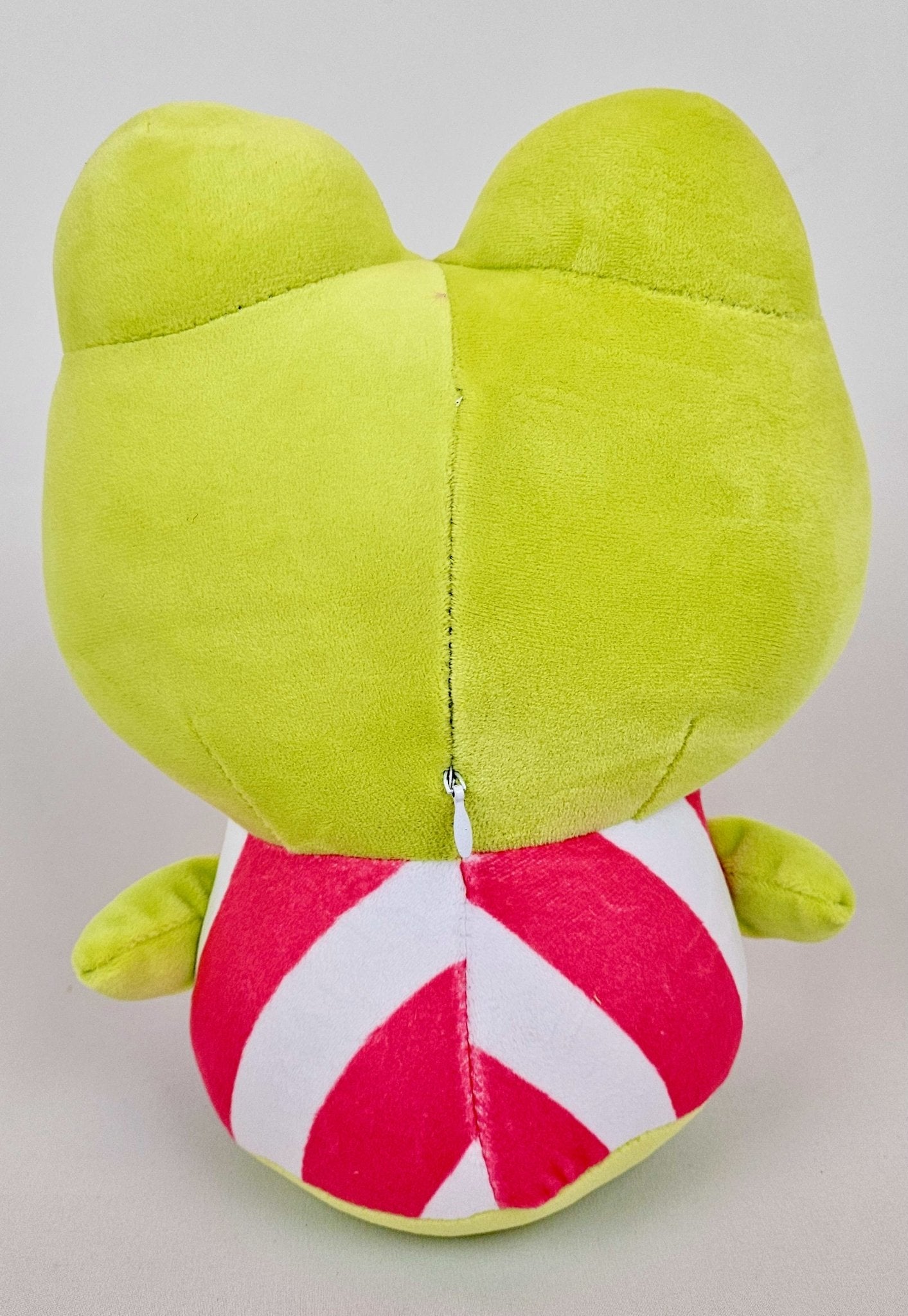 Keroppi Kawaii Plush in Candy - Stripe Outfit & Bow Tie – Sanrio Frog - Kawaii Co.