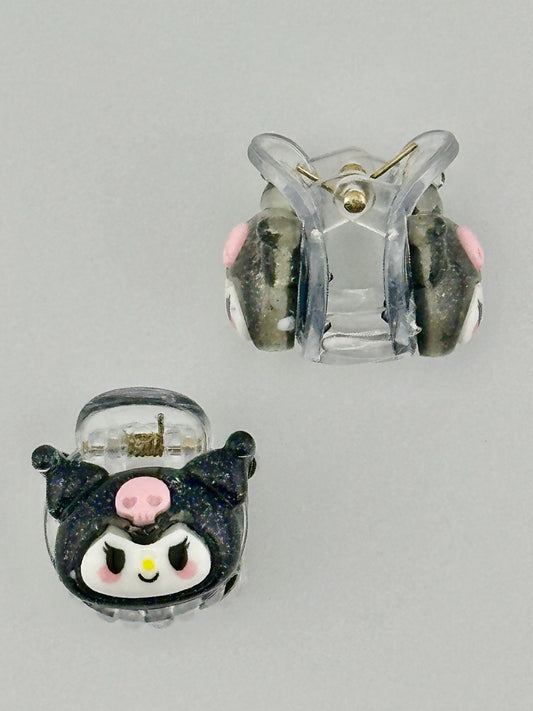 Kuromi Hair Clip Set - Kawaii Co.