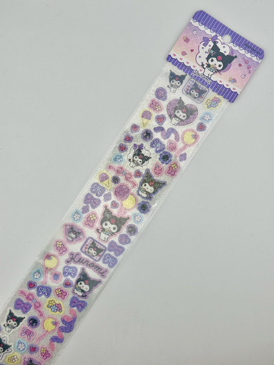 Kuromi Kawaii Sticker Sheet – Cute Sanrio Character Stickers for Journals & Planners - Kawaii Co.