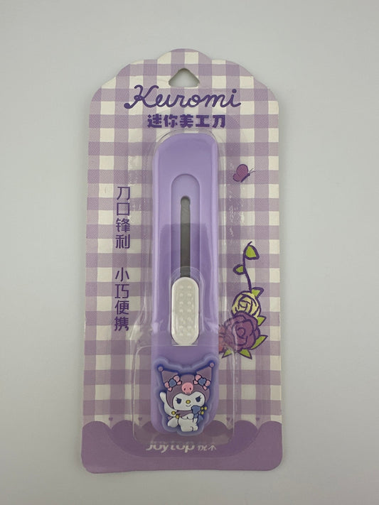 Kuromi Mini Craft Knife – Kawaii Paper Cutter for Crafts & Stationery - Kawaii Co.
