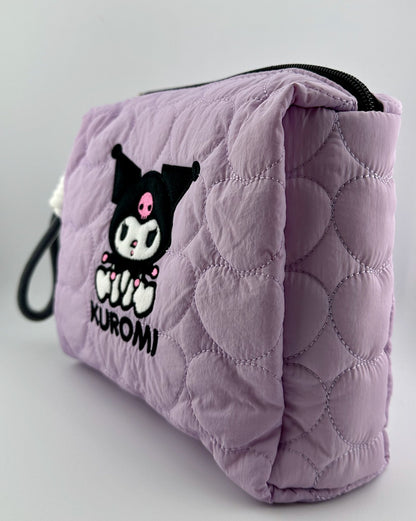 Kuromi Puffed Makeup Bag - Kawaii Co.