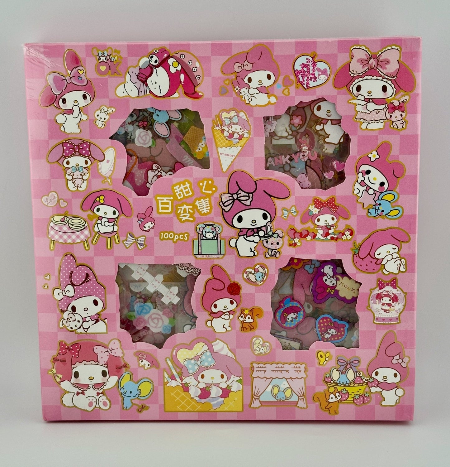 My Melody Sticker Box 100 Pieces - Kawaii Co.