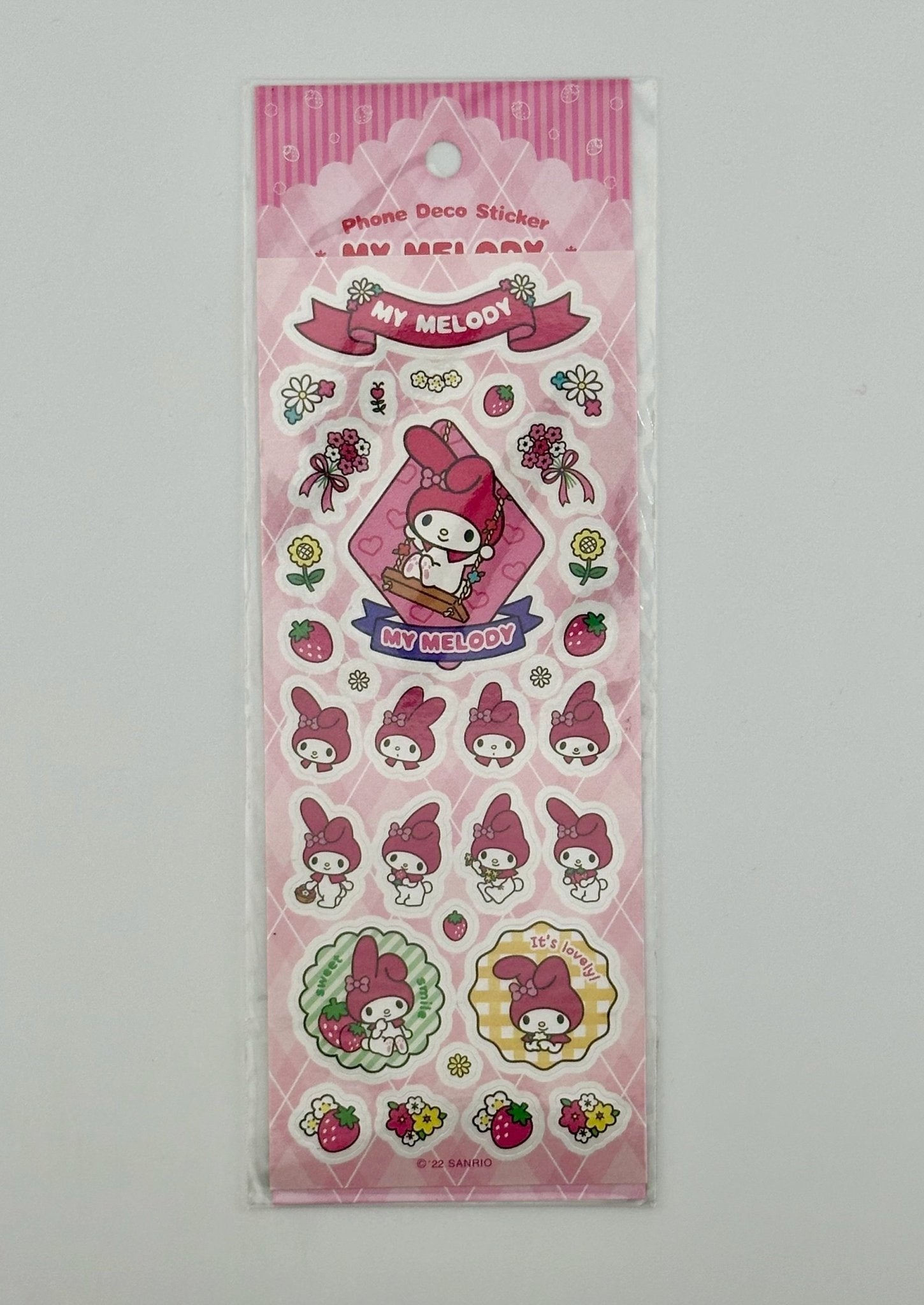 My Melody Sticker Sheet - Kawaii Co.