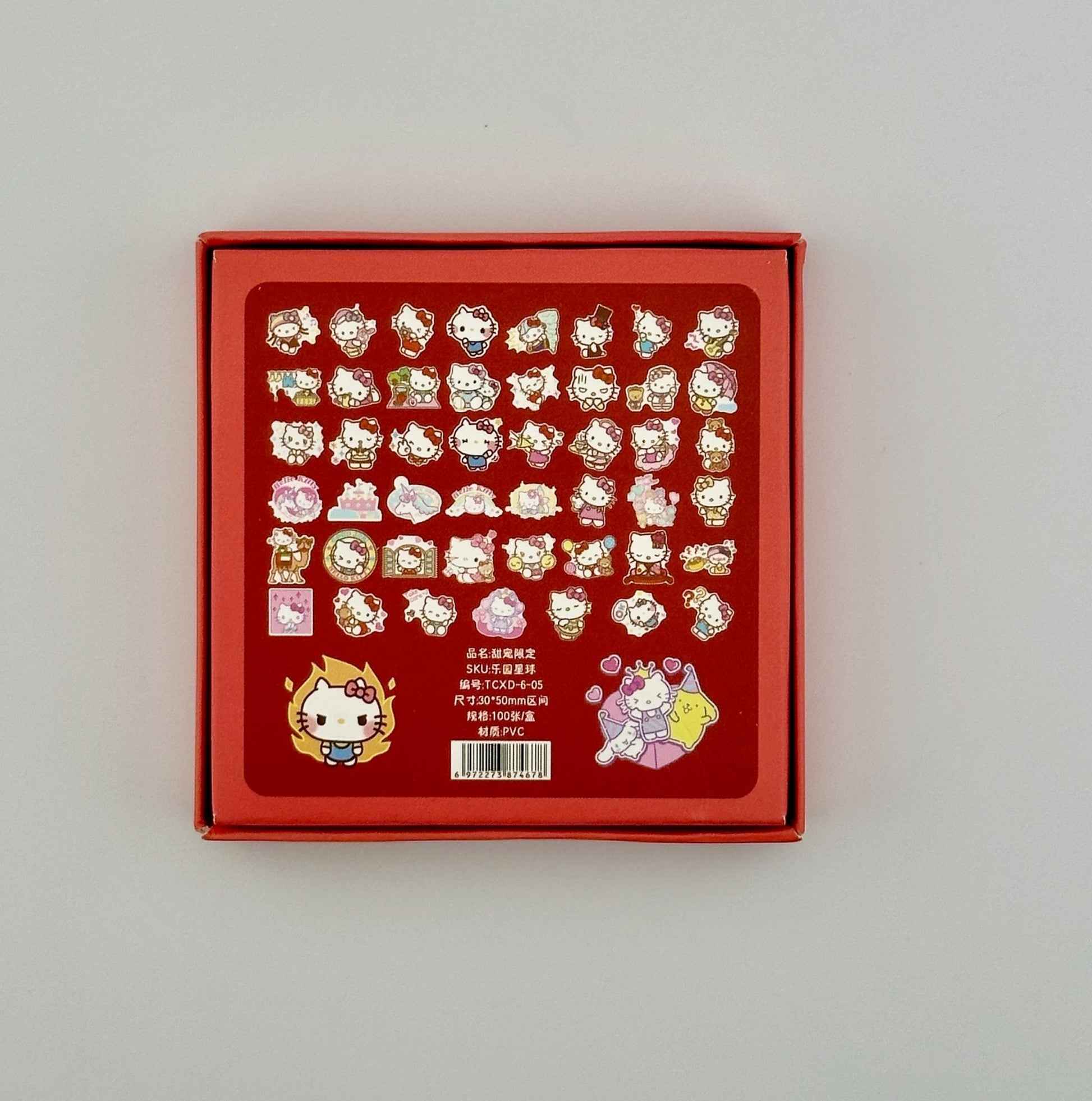 Sanrio Character 100 Pc Sticker Pack - Kawaii Co.