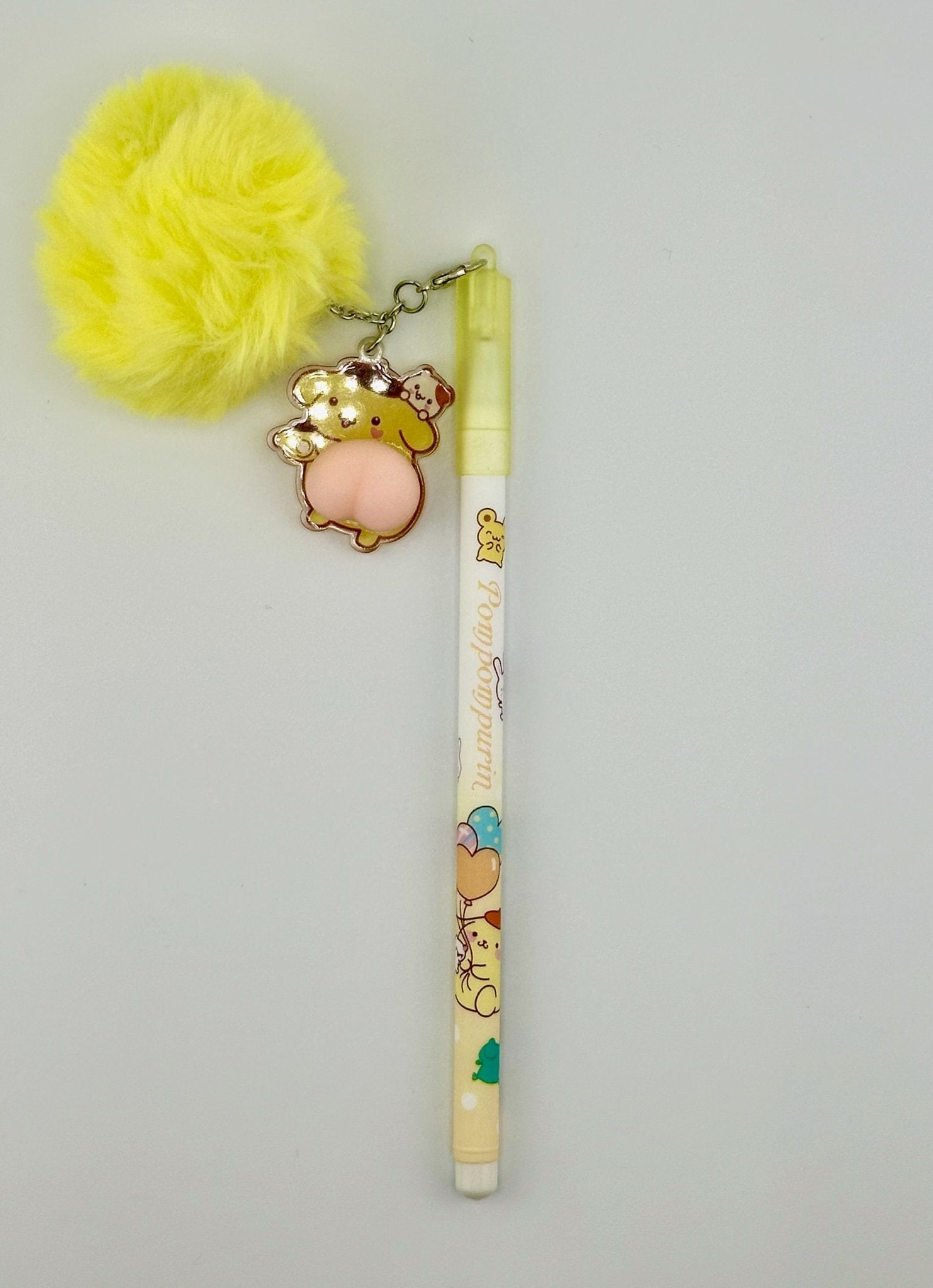 Squeeze Bum and Pompom gel Pens - Kawaii Co.