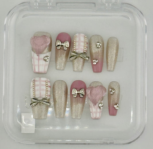 Sweetheart Soiree Press-On Nails - Kawaii Co.